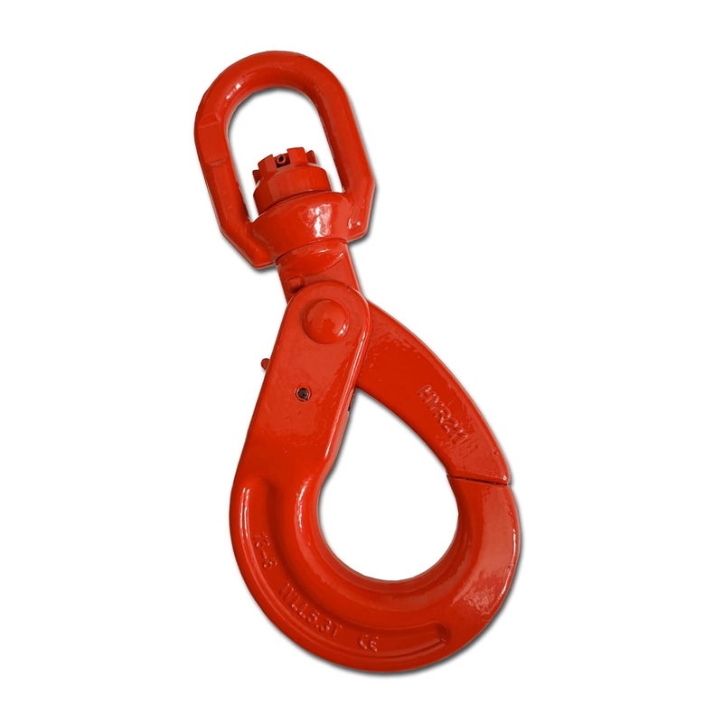 BORUI Swivel Self-Locking Hook 11684 lbs Heavy Duty Swivel Lifting Hook Swivel Lifting Hook Hoist Hook Sling Heavy Cargo 【5.3ton】 - Image 1